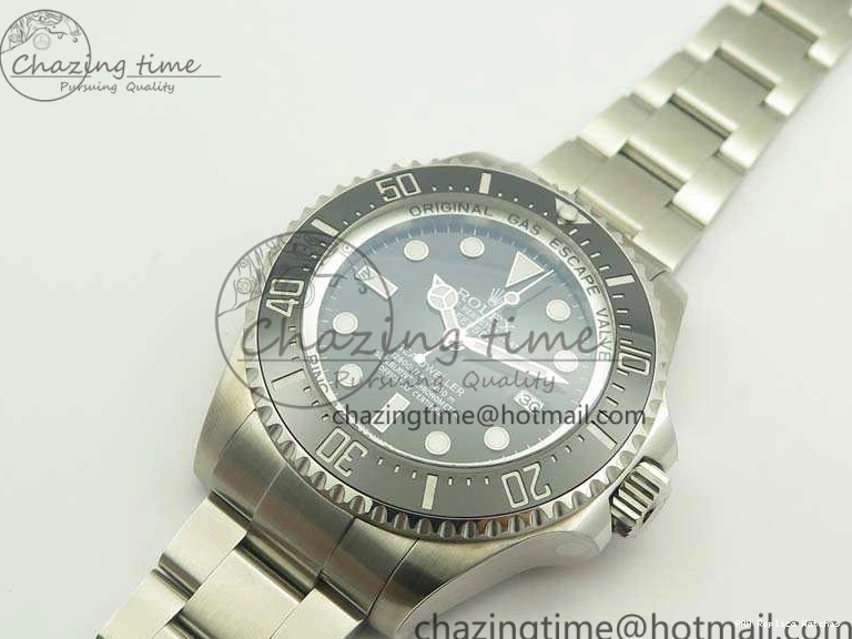 Best AAA Replica Sites Black DEEPSEA ARF Bracelet 904L 1:1 Best Case And SH SS 116660 3484 WaterResistant Sea-Dweller Edition 1217